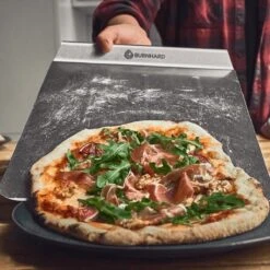 Burnhard Pizzasteen 38 X 30 X 1,5 Cm + Pizzaschep 22 Burnhard Pizzasteen 38 X 30 X 1,5 Cm + Pizzaschep -Barbecue Gereedschap Winkel 1200x1200 448