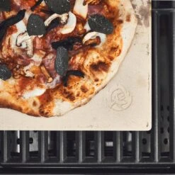 Burnhard Pizzasteen 38 X 30 X 1,5 Cm + Pizzaschep 23 Burnhard Pizzasteen 38 X 30 X 1,5 Cm + Pizzaschep -Barbecue Gereedschap Winkel 1200x1200 449