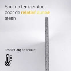 Pizzasteen BBQ Oven - Lava Van Vulkaan Etna - Barbecue Accesoires - Made In Italy - Broodbaksteen - 30x38x1.1 - VDN -Barbecue Gereedschap Winkel 1200x1200 457