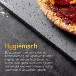Pizzasteen BBQ Oven - Lava Van Vulkaan Etna - Barbecue Accesoires - Made In Italy - Broodbaksteen - 30x38x1.1 - VDN -Barbecue Gereedschap Winkel 1200x1200 458