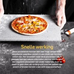 Pizzasteen BBQ Oven - Lava Van Vulkaan Etna - Barbecue Accesoires - Made In Italy - Broodbaksteen - 30x38x1.1 - VDN -Barbecue Gereedschap Winkel 1200x1200 459