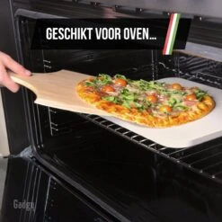 Gadgy Pizzasteen Met Pizzaschep – Cordieriet Voor Knapperige Pizzabodem – Pizzasteen Voor BBQ, Oven Of Kamado - Pizzaspatel - Pizza Set -Barbecue Gereedschap Winkel 1200x1200 461