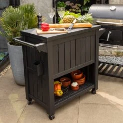 BluMill BBQ Tafel - Inclusief Koelvak 80 Liter - Op Wieltjes - Met Flessenopener - 102 X 46 X 86,5 Cm -Barbecue Gereedschap Winkel 1200x1200 486