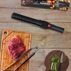 Master Knives BBQ Aansteker Electrisch - BBQ Accesoires - Zwarte BBQ Starter - Looftlighter -Barbecue Gereedschap Winkel 1200x1200 529