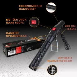 Master Knives BBQ Aansteker Electrisch - BBQ Accesoires - Zwarte BBQ Starter - Looftlighter -Barbecue Gereedschap Winkel 1200x1200 530