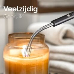 Dailygoods® Elektrische Aansteker - Plasma Aansteker - Oplaadbaar - Gift Set - Zwart -Barbecue Gereedschap Winkel 1200x1200 551