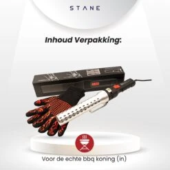 Bbq Aansteker Electrisch - Looftlighter - Bbq Starter - Bbq Accesoires - One Minute Lighter - Incl. Bbq Handschoenen - ®Stane -Barbecue Gereedschap Winkel 1200x1200 559