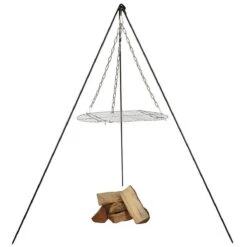Esschert Design - Driepoot Met Ketting - Haardvuur Accessoires - Staal - Zwart -Barbecue Gereedschap Winkel 1200x1200 56