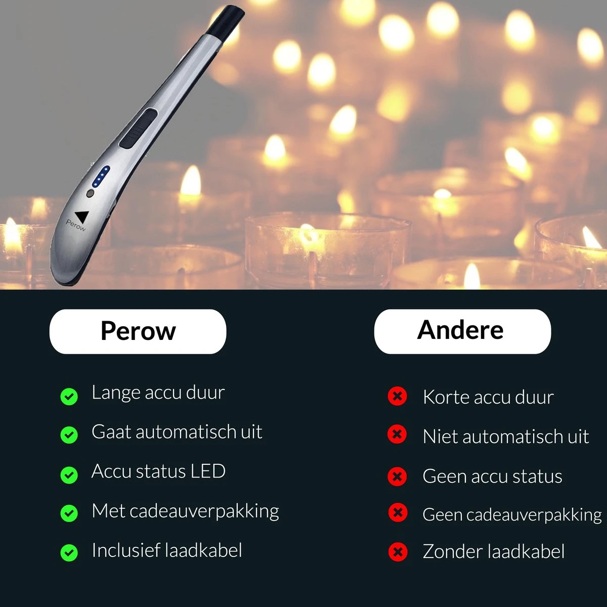 Oplaadbare Lange Elektrische Aansteker - Zilver - Duurzame Plasma Aansteker - Inclusief Cadeauverpakking - BBQ - Kaarsen 7 Oplaadbare Lange Elektrische Aansteker - Zilver - Duurzame Plasma Aansteker - Inclusief Cadeauverpakking - BBQ - Kaarsen - Afbeelding 7