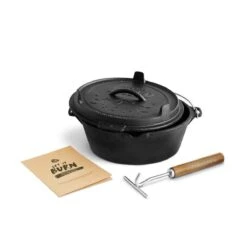 Burnhard Gietijzeren Dutch Oven - Little John 3,8 L -Barbecue Gereedschap Winkel 1200x1200 689