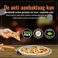 Inpro Pizzaschep RVS - Rond - Voor BBQ En Oven - Pizzaspatel - Taartschep - Houten Handvat - BBQ Gereedschap - Keukengerei - 30 Cm Diameter - Spatel 14 Inpro Pizzaschep RVS - Rond - Voor BBQ En Oven - Pizzaspatel - Taartschep - Houten Handvat - BBQ Gereedschap - Keukengerei - 30 Cm Diameter - Spatel -Barbecue Gereedschap Winkel 1200x1200 745