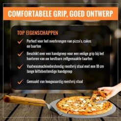Inpro Pizzaschep RVS - Rond - Voor BBQ En Oven - Pizzaspatel - Taartschep - Houten Handvat - BBQ Gereedschap - Keukengerei - 30 Cm Diameter - Spatel 15 Inpro Pizzaschep RVS - Rond - Voor BBQ En Oven - Pizzaspatel - Taartschep - Houten Handvat - BBQ Gereedschap - Keukengerei - 30 Cm Diameter - Spatel -Barbecue Gereedschap Winkel 1200x1200 746