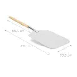 Relaxdays Pizzaschep - Vierkant - Metaal -Barbecue Gereedschap Winkel 1200x1200 759