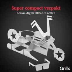 GrillX Beer Can Chicken Houder - Kiphouder Motorcycle - BBQ Accesoires - Bierkip - Barbeque Gereedschap - Chicken Sitter -Barbecue Gereedschap Winkel 1200x1200 767