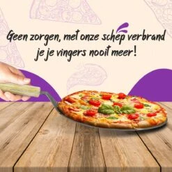 Nowad Pizzaschep RVS Rond Voor BBQ En Oven - 30,5 Cm - Pizzaspatel - Taartschep - Houten Handvat - Ophangbaar - Rond - Vaatwasbestendig - Keukenaccessoires -Barbecue Gereedschap Winkel 1200x1200 775