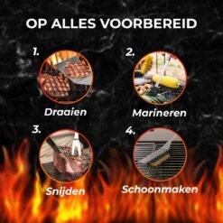 GrillX Barbecue Gereedschap Set - 19-delig - Inclusief Luxe Draagtas - BBQ Accesoires - Gereedschapset -Barbecue Gereedschap Winkel 1200x1200 794
