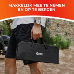 GrillX Barbecue Gereedschap Set - 19-delig - Inclusief Luxe Draagtas - BBQ Accesoires - Gereedschapset -Barbecue Gereedschap Winkel 1200x1200 797