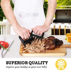Mountain Grillers Claws-High Quality Meat Claws For American BBQ Pulled Pork-Plastic Meat Claws For Slicing-Vaatwasser Safe Bear Claws Gift Idee -Barbecue Gereedschap Winkel 1200x1200 805