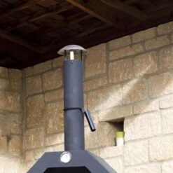 Merkloos MaxxGarden Pizza Oven - Smoker Barbecue Houtskool 45 X 65 X 158cm -Barbecue Gereedschap Winkel 1200x1200 82