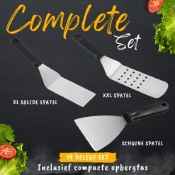 BBQ Gereedschapset - Opbergtas - BBQ Accessoires - BBQ Tang - BBQ Set - BBQ Borstel - BBQ Gereedschap - Roestvrij Staal -Barbecue Gereedschap Winkel 1200x1200 820