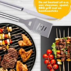 BBQ Accesoires Set Gereedschap Tang Borstel Barbecue Kookgerei - 10 Delig -Barbecue Gereedschap Winkel 1200x1200 825