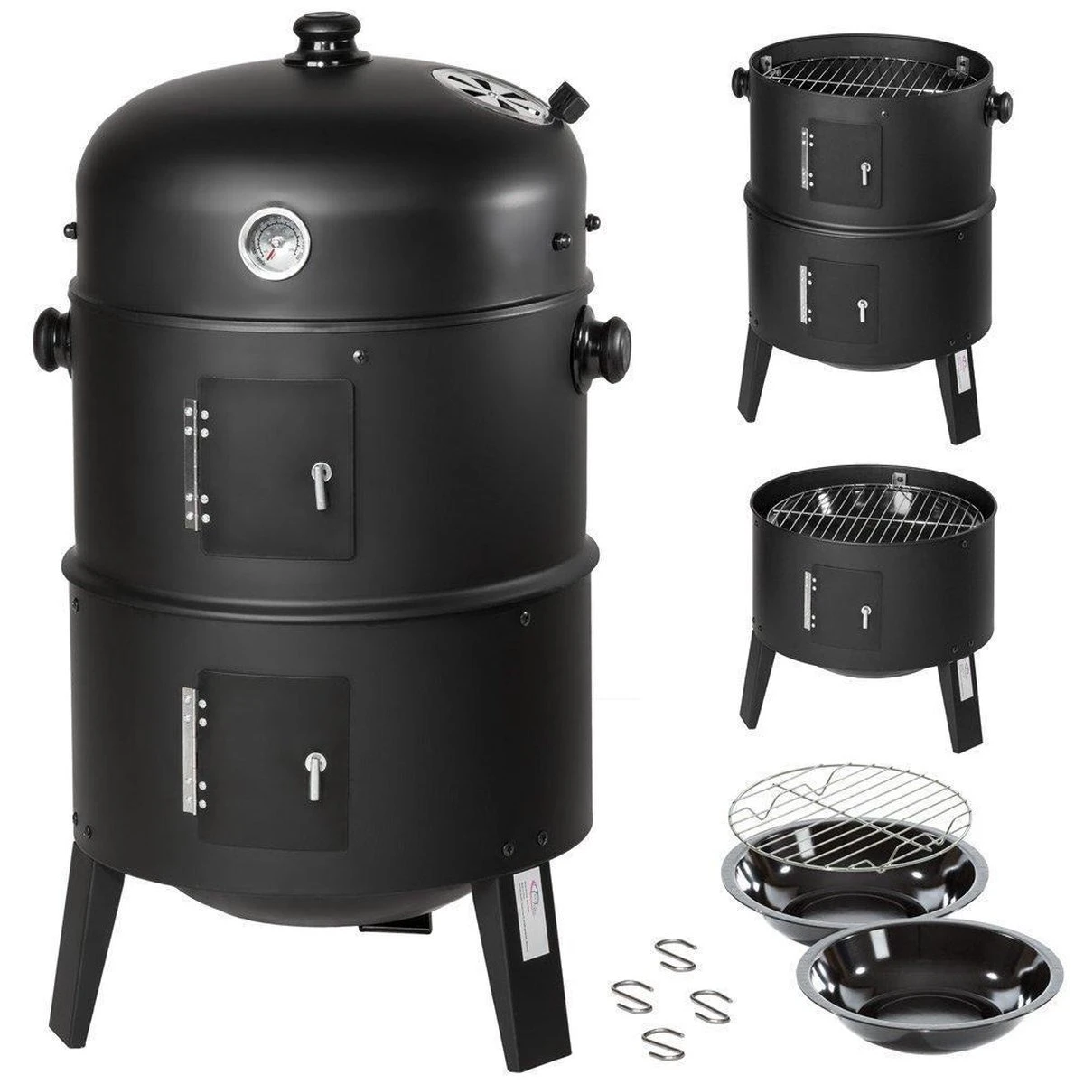 Winter BBQ Smoker - Winter Barbecue - Charcoal Grill - Ø 37cm 7 Winter BBQ Smoker - Winter Barbecue - Charcoal Grill - Ø 37cm - Afbeelding 7