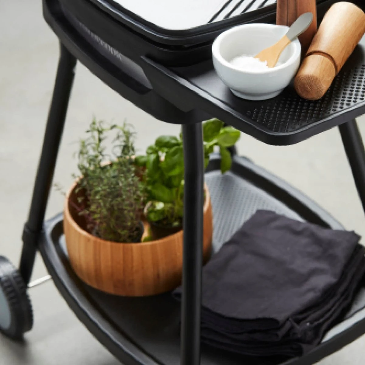 Barbecook Alexia - Elektrische Bbq - Afneembare Grill - Zijtafels - Wielen - 84x55x97cm 2 Barbecook Alexia - Elektrische Bbq - Afneembare Grill - Zijtafels - Wielen - 84x55x97cm - Afbeelding 2