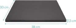 Navaris Pizzasteen XL Voor Oven En Barbecue - Rechthoekige Pizzaplaat 38 X 30 Cm - Inclusief Receptenboek - Keramisch Geglazuurd - Zwart 16 Navaris Pizzasteen XL Voor Oven En Barbecue - Rechthoekige Pizzaplaat 38 X 30 Cm - Inclusief Receptenboek - Keramisch Geglazuurd - Zwart -Barbecue Gereedschap Winkel 1200x439 1