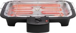 Tristar BQ-2813 Electrische Tafelbarbecue - Grilloppervlak (LxB) 38x22 Cm - 2000W - Zwart -Barbecue Gereedschap Winkel 1200x520