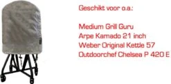 COVER UP HOC Diamond Bbq Hoes Rond - 70x80 Cm - Waterdicht Met Stormbanden En Trekkoord - Geschikt Voor O.a. Kamado, Big Green Egg, Grill Guru, The Bastard, Patton,Weber 12 COVER UP HOC Diamond Bbq Hoes Rond - 70x80 Cm - Waterdicht Met Stormbanden En Trekkoord - Geschikt Voor O.a. Kamado, Big Green Egg, Grill Guru, The Bastard, Patton,Weber -Barbecue Gereedschap Winkel 1200x586