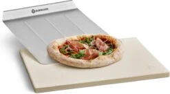 Burnhard Pizzasteen 38 X 30 X 1,5 Cm + Pizzaschep 27 Burnhard Pizzasteen 38 X 30 X 1,5 Cm + Pizzaschep -Barbecue Gereedschap Winkel 1200x662