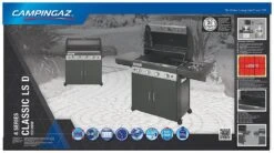 Campingaz 4 Series Classic LS Gasbarbecue - 4 Branders - Zwart - BBQ -Barbecue Gereedschap Winkel 1200x670