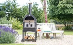 Merkloos MaxxGarden Pizza Oven - Smoker Barbecue Houtskool 45 X 65 X 158cm -Barbecue Gereedschap Winkel 1200x745 1