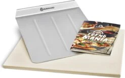 Burnhard Pizzasteen 38 X 30 X 1,5 Cm + Pizzaschep 25 Burnhard Pizzasteen 38 X 30 X 1,5 Cm + Pizzaschep -Barbecue Gereedschap Winkel 1200x759 1