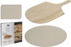 Merkloos Excellent Houseware Pizza-baksteen - Met Pizza-schep -Barbecue Gereedschap Winkel 1200x792 1