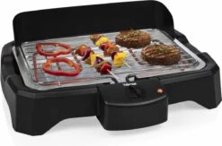Tristar BQ-2824 Elektrische Barbecue - Tafel BBQ 34,5 X 23 Cm - Regelbare Thermostaat - 2000 Watt - Zwart -Barbecue Gereedschap Winkel 1200x793