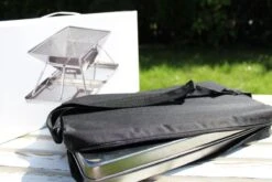 United Entertainment - Opvouwbare Houtskoolbarbecue - RVS - Met Koffer En Draagtas -Barbecue Gereedschap Winkel 1200x800 14