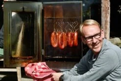 2-L Home & Garden XL Rookoven - RVS - 80x40x28 Cm - 3 Etages -Barbecue Gereedschap Winkel 1200x800 45