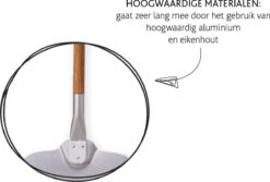 Boska Pizzaschep Barbecue - Kort Handvat - Stabiel - Aluminium - Eikenhout - BBQ Accessoires 25 Boska Pizzaschep Barbecue - Kort Handvat - Stabiel - Aluminium - Eikenhout - BBQ Accessoires -Barbecue Gereedschap Winkel 1200x811