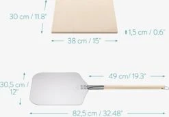 Navaris Pizzasteen XL Voor Oven En Barbecue - Rechthoekige Pizzaplaat 38 X 30 Cm - Inclusief Pizzaschep Met Extra Lang Handvat En Receptenboek 9 Navaris Pizzasteen XL Voor Oven En Barbecue - Rechthoekige Pizzaplaat 38 X 30 Cm - Inclusief Pizzaschep Met Extra Lang Handvat En Receptenboek -Barbecue Gereedschap Winkel 1200x834 1