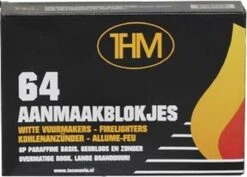 THM Witte Aanmaakblokjes Paraffine 64 Stuks Omdoos 12 Pakjes -Barbecue Gereedschap Winkel 1200x858