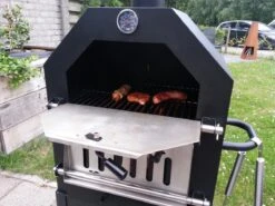 Merkloos MaxxGarden Pizza Oven - Smoker Barbecue Houtskool 45 X 65 X 158cm -Barbecue Gereedschap Winkel 1200x900 12