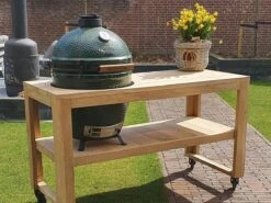 BBQ Tafel - Geschikt Voor Big Green Large/Bastard Large/Bastard Large Urban/Yakiniku 19 Inch/Monolith Large - Eikenhout - 87 Cm -Barbecue Gereedschap Winkel 1200x900 2