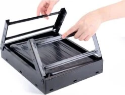 Merkloos Decopatent® Portable Houtskool BBQ - Barbecue - Inklapbaar - Barbecue Houtskool - Tafel Grill - Camping - Strand - Festival - Park -Barbecue Gereedschap Winkel 1200x909