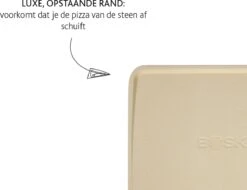 Boska Pizzasteen Deluxe Rechthoek - Voor De Oven - Knapperige Pizza's - 40x32 Cm - BBQ Accessoires -Barbecue Gereedschap Winkel 1200x921