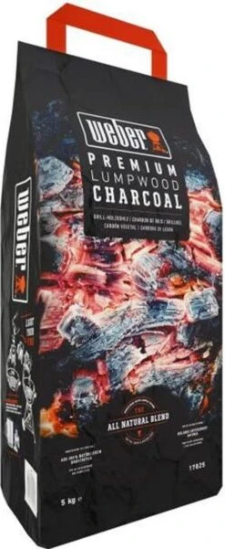 WEBER Houtskool - Zak Van 5 Kg -Barbecue Gereedschap Winkel 493x1200