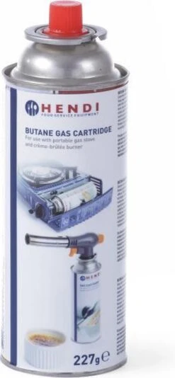 Hendi Gasbussen Butaan Navulling - 227g - Set Van 4 -Barbecue Gereedschap Winkel 555x1200