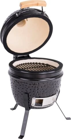 Kamado Joe Kamado Mini Kamado Grill - Zwart -Barbecue Gereedschap Winkel 618x1200