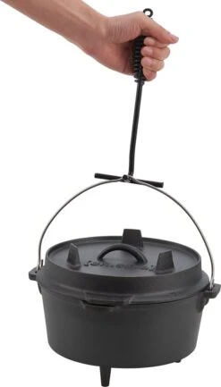 Dutch Oven Enkhuizen Met Deksel Gietijzer Zwart 4,2 L -Barbecue Gereedschap Winkel 684x1200 1