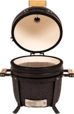 Patton Kamado 15" - Tafel Model - Keramische Barbecue - Premium Black - Medium - Compleet - Mat Zwart -Barbecue Gereedschap Winkel 780x1200 1